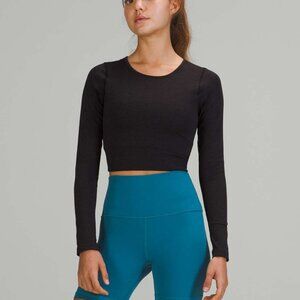 Lululemon Ebb To Street Long Sleeve Cropped